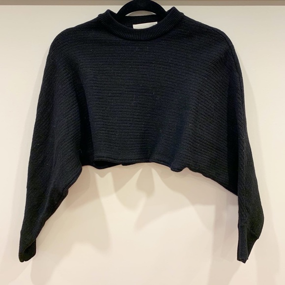 Aritzia Wilfred Free Lolan Sweater in black - Picture 2 of 2